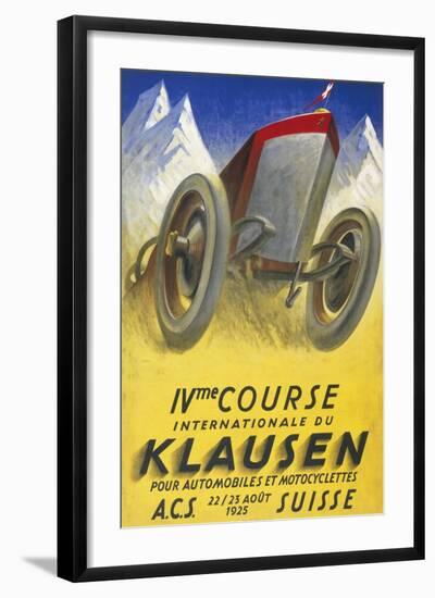 Klausen Motor Racing-null-Framed Art Print