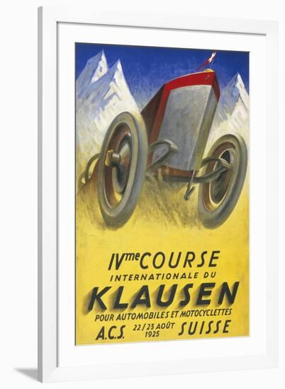 Klausen Motor Racing-null-Framed Art Print