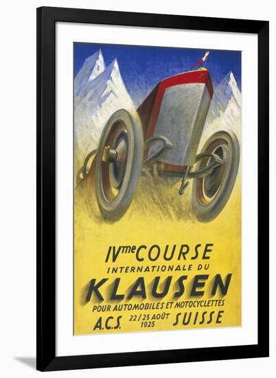 Klausen Motor Racing-null-Framed Art Print