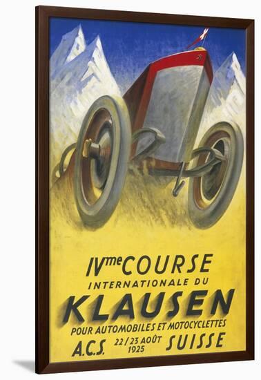 Klausen Motor Racing-null-Framed Art Print