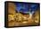 Klauzal Square at Dusk, Szeged, Southern Plain, Hungary, Europe-Ian Trower-Framed Stretched Canvas