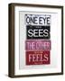 Klee One Eye Sees-Gregory Constantine-Framed Giclee Print