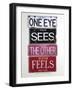 Klee One Eye Sees-Gregory Constantine-Framed Giclee Print