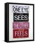 Klee One Eye Sees-Gregory Constantine-Framed Stretched Canvas