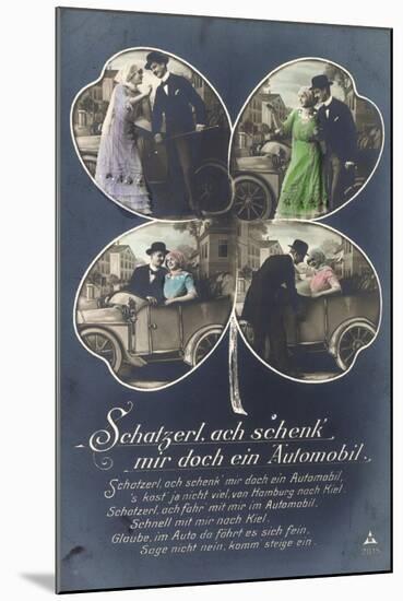 Kleeblattform, Ehepaar, Automobil, Photochemie 2015-null-Mounted Giclee Print