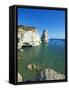 Kleftiko Bay, White Cliffs of Kleftiko, Milos, Cyclades Islands, Greek Islands, Aegean Sea, Greece,-Tuul-Framed Stretched Canvas