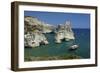 Kleftiko, Milos, Cyclades, Greece-Katja Kreder-Framed Photographic Print