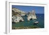 Kleftiko, Milos, Cyclades, Greece-Katja Kreder-Framed Photographic Print