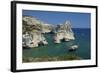 Kleftiko, Milos, Cyclades, Greece-Katja Kreder-Framed Photographic Print