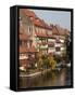 Klein-Venedig (Little Venice), Bamberg, Bavaria, Germany, Europe-Michael Snell-Framed Stretched Canvas