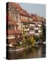 Klein-Venedig (Little Venice), Bamberg, Bavaria, Germany, Europe-Michael Snell-Stretched Canvas