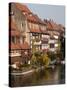 Klein-Venedig (Little Venice), Bamberg, Bavaria, Germany, Europe-Michael Snell-Stretched Canvas