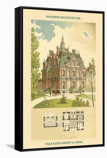 Klein Villa Near Basel, Switzerland-Stehlin-Framed Stretched Canvas