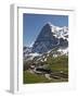 Kleine Scheidegg and Eiger Near Grindelwald, Bernese Oberland, Swiss Alps, Switzerland, Europe-Hans Peter Merten-Framed Photographic Print
