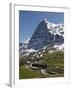 Kleine Scheidegg and Eiger Near Grindelwald, Bernese Oberland, Swiss Alps, Switzerland, Europe-Hans Peter Merten-Framed Photographic Print