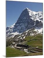 Kleine Scheidegg and Eiger Near Grindelwald, Bernese Oberland, Swiss Alps, Switzerland, Europe-Hans Peter Merten-Mounted Photographic Print