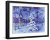 Kleine Verschneite Tanne Am Stadtrand Von Muenchen, 1999-Eva Fischer-Keller-Framed Giclee Print