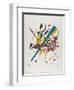 Kleine Welten I (Small Worlds I), 1922 (Lithograph Printed in Blue, Red, Yellow and Black)-Wassily Kandinsky-Framed Giclee Print