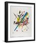 Kleine Welten I (Small Worlds I), 1922 (Lithograph Printed in Blue, Red, Yellow and Black)-Wassily Kandinsky-Framed Giclee Print