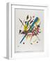 Kleine Welten I (Small Worlds I), 1922 (Lithograph Printed in Blue, Red, Yellow and Black)-Wassily Kandinsky-Framed Giclee Print