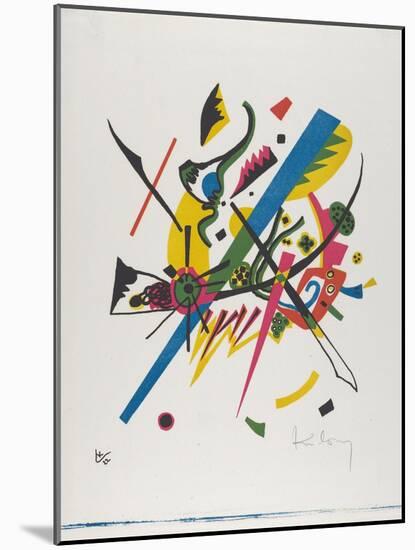 Kleine Welten I (Small Worlds I), 1922 (Lithograph Printed in Blue, Red, Yellow and Black)-Wassily Kandinsky-Mounted Giclee Print