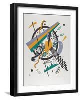 Kleine Welten IV (Small Worlds Iv), 1922 (Lithograph Printed in Green and Orange)-Wassily Kandinsky-Framed Giclee Print