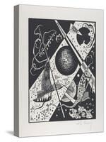 Kleine Welten VI (Small Worlds Vi), 1922 (Woodcut)-Wassily Kandinsky-Stretched Canvas