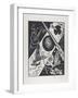 Kleine Welten VI (Small Worlds Vi), 1922 (Woodcut)-Wassily Kandinsky-Framed Giclee Print