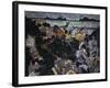 Kleinstadtlandschaft, 1917-Egon Schiele-Framed Giclee Print