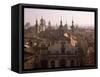 Klementinum Rooftop View, Krizovnicke Namesti, Prague, Czech Republic-Neale Clarke-Framed Stretched Canvas