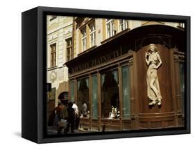 Klenoty Zlatnictvi, Prague, Czech Republic-Christopher Rennie-Framed Stretched Canvas