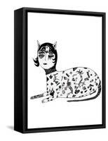 Kleopatra's cat, 2009-Myrtia Hellner-Framed Stretched Canvas