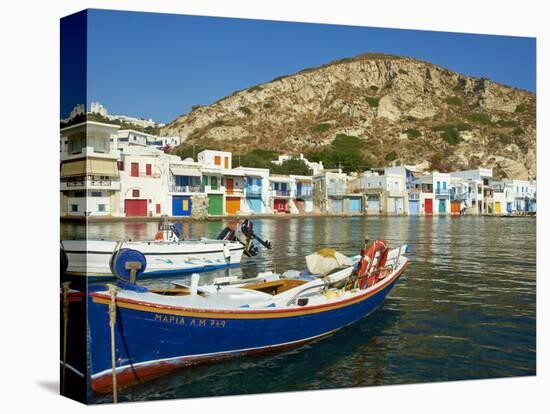 Klima, Old Fishing Village, Milos Island, Cyclades Islands, Greek Islands, Aegean Sea, Greece, Euro-Tuul-Stretched Canvas