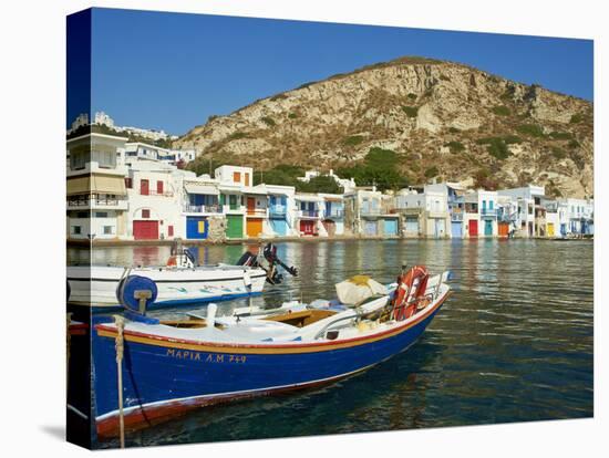 Klima, Old Fishing Village, Milos Island, Cyclades Islands, Greek Islands, Aegean Sea, Greece, Euro-Tuul-Stretched Canvas