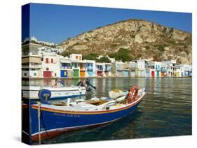 Klima, Old Fishing Village, Milos Island, Cyclades Islands, Greek Islands, Aegean Sea, Greece, Euro-Tuul-Stretched Canvas