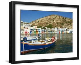 Klima, Old Fishing Village, Milos Island, Cyclades Islands, Greek Islands, Aegean Sea, Greece, Euro-Tuul-Framed Photographic Print