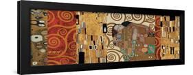 Klimt Deco-Gustav Klimt-Framed Art Print