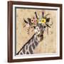 Klimt Giraffe II-null-Framed Art Print