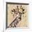 Klimt Giraffe II-null-Framed Premium Giclee Print