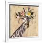 Klimt Giraffe II-null-Framed Premium Giclee Print