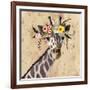 Klimt Giraffe II-null-Framed Premium Giclee Print