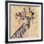Klimt Giraffe II-null-Framed Premium Giclee Print