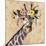 Klimt Giraffe II-null-Mounted Premium Giclee Print