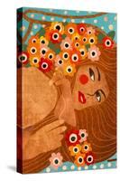 Klimt Lady-Gigi Rosado-Stretched Canvas