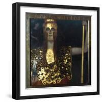 Klimt: Pallas Athena, 1898-Gustav Klimt-Framed Giclee Print