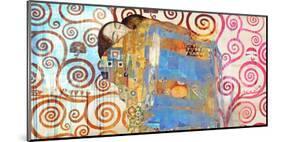Klimt's Embrace 2.0-Eric Chestier-Mounted Giclee Print