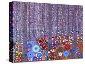 Klimt's Forest, 2010-David Newton-Stretched Canvas