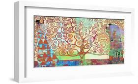 Klimt's Tree of Life 2.0-Eric Chestier-Framed Giclee Print