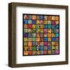 Klimt Squares-Gustav Klimt-Framed Premium Giclee Print