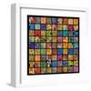 Klimt Squares-Gustav Klimt-Framed Premium Giclee Print